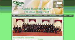 Desktop Screenshot of greaterhuntsvillelinksinc.org