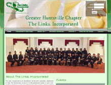 Tablet Screenshot of greaterhuntsvillelinksinc.org